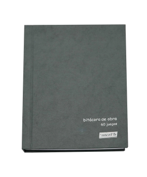 Libro Bitácora de Obra 180h. marca Interlib