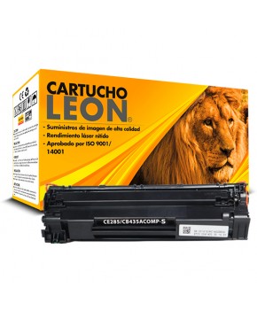 Cartucho de Toner Leon 35A (CB435A) / 85A (CE285A) Negro Calidad Premium para 2,000 páginas.