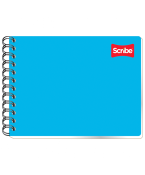Cuaderno Italiano Espiral de Cuadro Grande C/100 h. marca Scribe