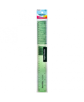Regla Flexible de 30 cm. marca Barrilito