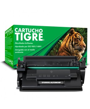 Cartucho de Toner Tigre 258XXL (CF258XXL) Negro Calidad Estándar de Ultra Alto rendimiento para 18,000 páginas.