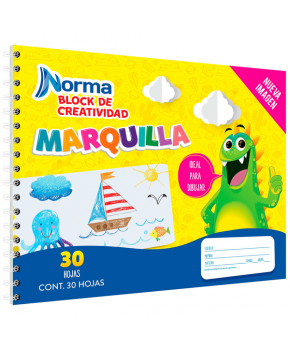 Block de Dibujo Marquilla 30.5 x 24 cm. 30h. marca Norma