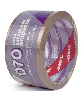 Cinta Canela de 48 mm x 50 m marca Janel
