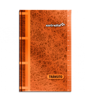 Libreta Tránsito 10.7 x 17.2 cm. 96 h. marca Estrella