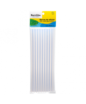 Silicón en Barra Delgada 20 cm. C/10 marca Barrilito