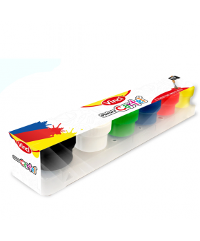 Pintura Cartel 25 ml. C/6 Colores Básicos marca Vinci