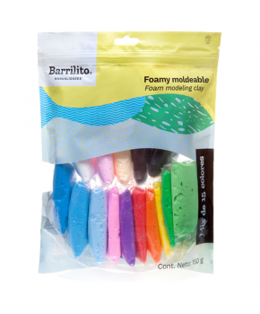 Foamy Moldeable 150 g. Colores Surtidos marca Barrilito