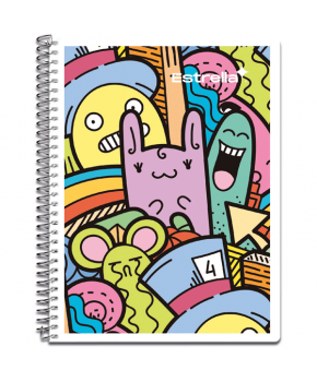 Cuaderno Forma Francesa 0186 Cuadro Chico 100 h. marca Estrella