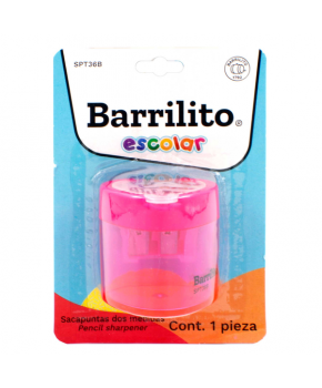 Sacapuntas con Deposito Plástico marca Barrilito