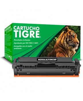 Cartucho de Toner Tigre 218A (W2181A) Cyan Calidad Estándar para 1,200 páginas.