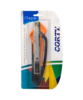 Cuchilla Metálica Corty 5500 Navaja Grande 18mm marca Azor