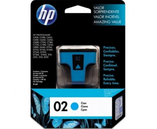 Cartucho de Tinta HP 02 (C8771WL) Cyan Original para 400 páginas. | Cad  Toner. El Más Grande!