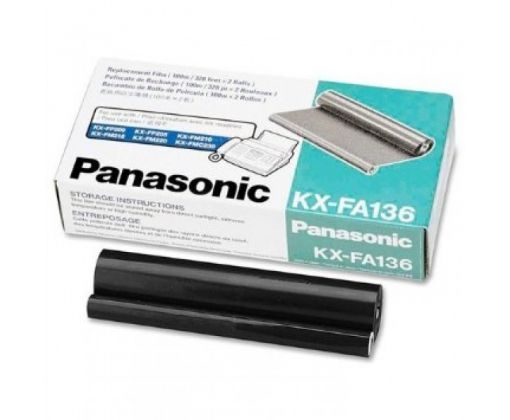 Cinta Transferencia KXFA-136 Panasonic Original  caja con 2 rollos.