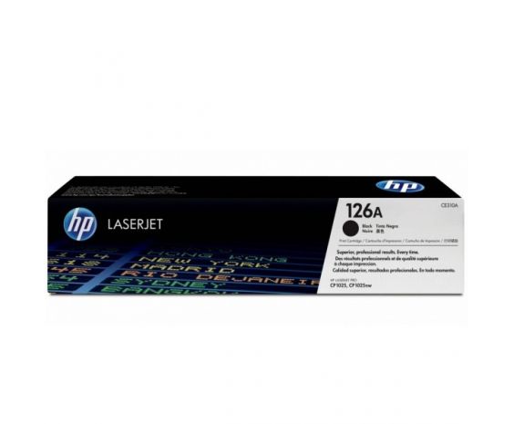 Cartucho de Toner HP 126A (CE310A) Negro Original para 1,200 páginas. | Cad  Toner. El Más Grande!