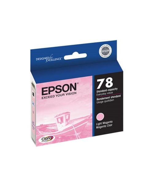 Cartuchos De Tinta Epson 78 T078620 Magenta Light Original Para 525 Páginas Cad Toner El 2850