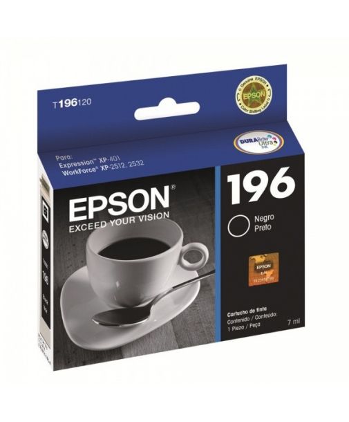 Cartucho Negro Epson Original XP-401/ WF-2512/ WF-2532 para 175 Paginas.