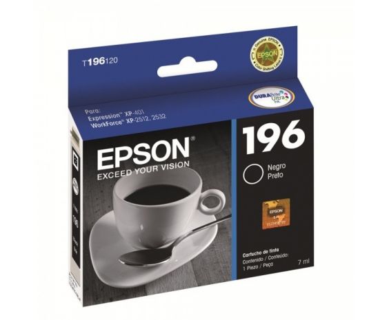 Cartucho Negro Epson Original XP-401/ WF-2512/ WF-2532 para 175 Paginas.