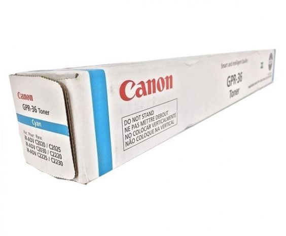 Toner Original Canon GPR-36 Cyan para 19,000 impresiones.