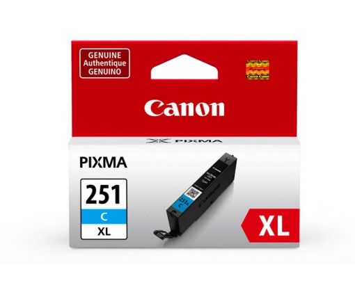 Cartucho de Tinta Cyan Canon CLI-251XL alto rendimiento