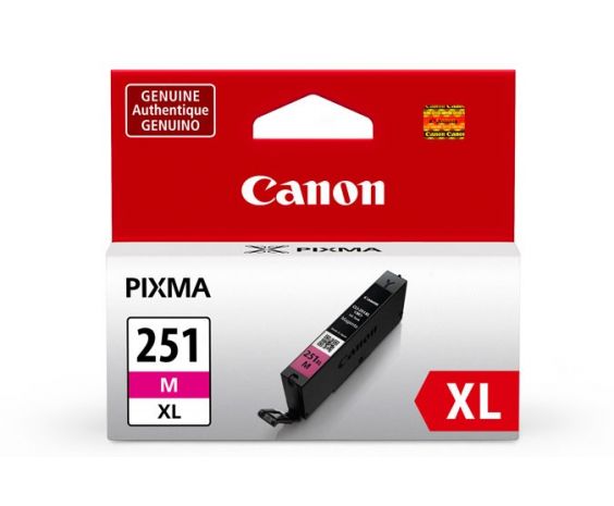 4-Pack Magenta Printer Ink Cartridges – Compatible With Canon CLI-251 & CLI-251XL (MG6620, MX922, IX6820)