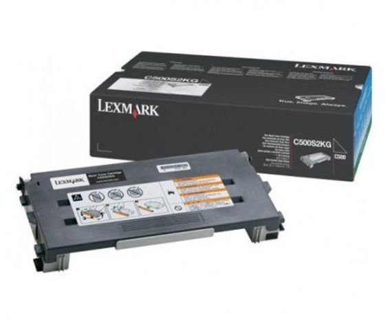 Toner Lexmark Original C500 Negro para 2500 impresiones