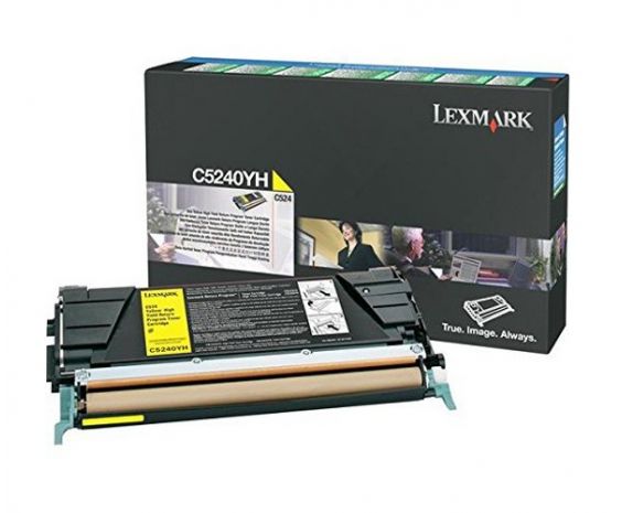 Toner Lexmark Original C524 Amarillo para 5000 impresiones