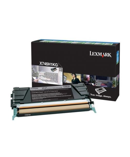 Toner Original Lexmark X746 Negro para 12,000 impresiones.