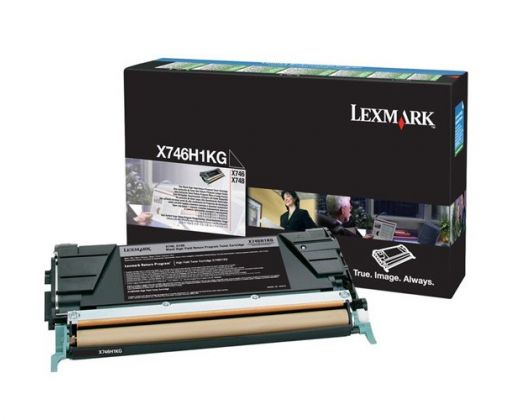 Toner Original Lexmark X746 Negro para 12,000 impresiones.