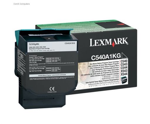 Toner Lexmark C540 Negro Rendimiento Estandar para 1000 impresiones