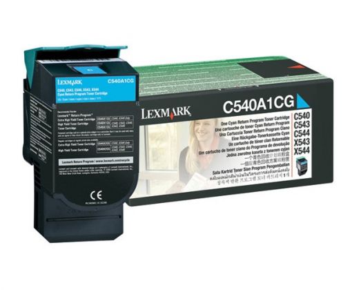 Toner Lexmark C540 Cyan Rendimiento Estandar para 1000 impresiones