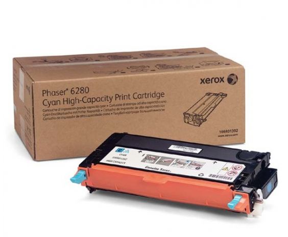 Toner Original Phaser 6280 Cyan de Alta Capacidad para 5900 impresiones