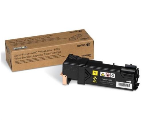 Toner Original Xerox Phaser 6500/ 6505 Amarillo Rendimiento Estandar para 1,000 impresiones.