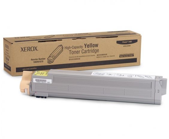 Toner Original Xerox Phaser 7400 Amarillo para 18,000 impresiones