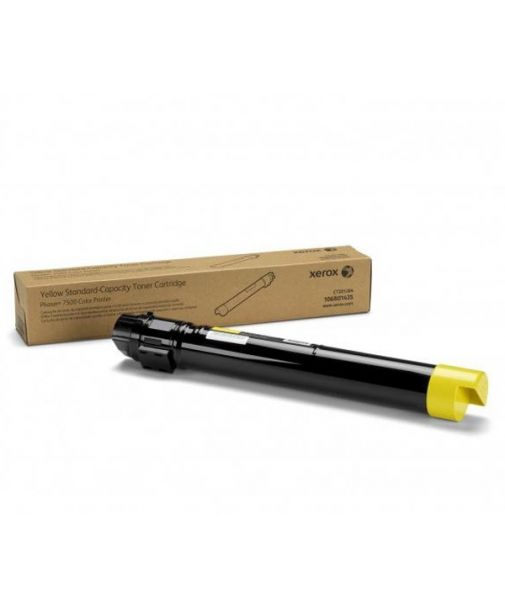 Toner Original Xerox 7500 Amarillo Rendimiento Standard para 9,600 impresiones.