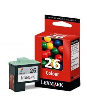 Cartucho color 10N0026 Lexmark Original de alto rendimiento.