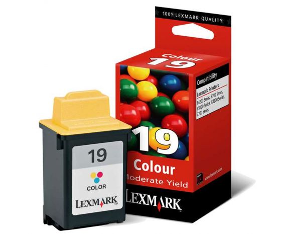 Cartucho color 15M2619L Lexmark Original Bajo Rendimiento (14 ml.)