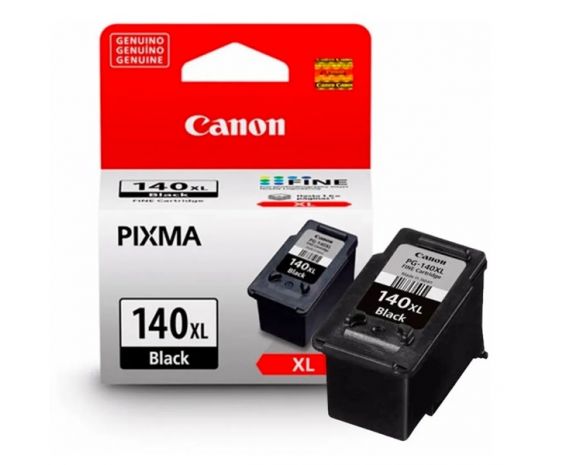 Cartucho de Tinta Original Canon PG-140XL Negro para 300 Impresiones
