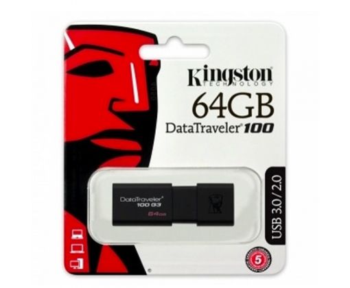 Memoria USB de 64 Gb. 3.0 RAM DataTraveler100 Marca Kingston
