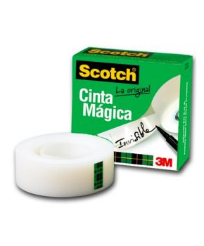 Cinta Scotch Magica 3M de 19mm x 33m.